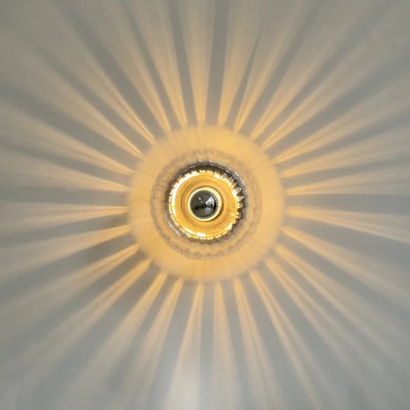 Bauhaus LED Glass Wall Lamp