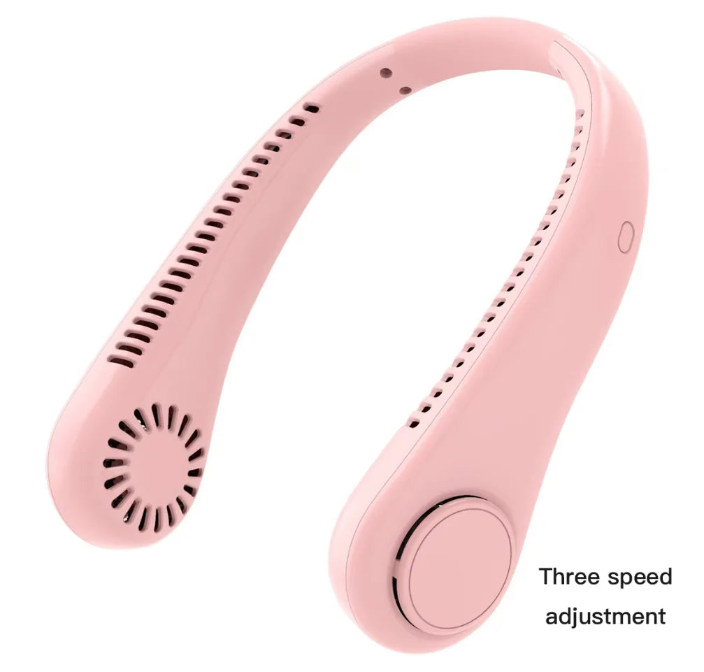 Digital Display Portable Neck Fan