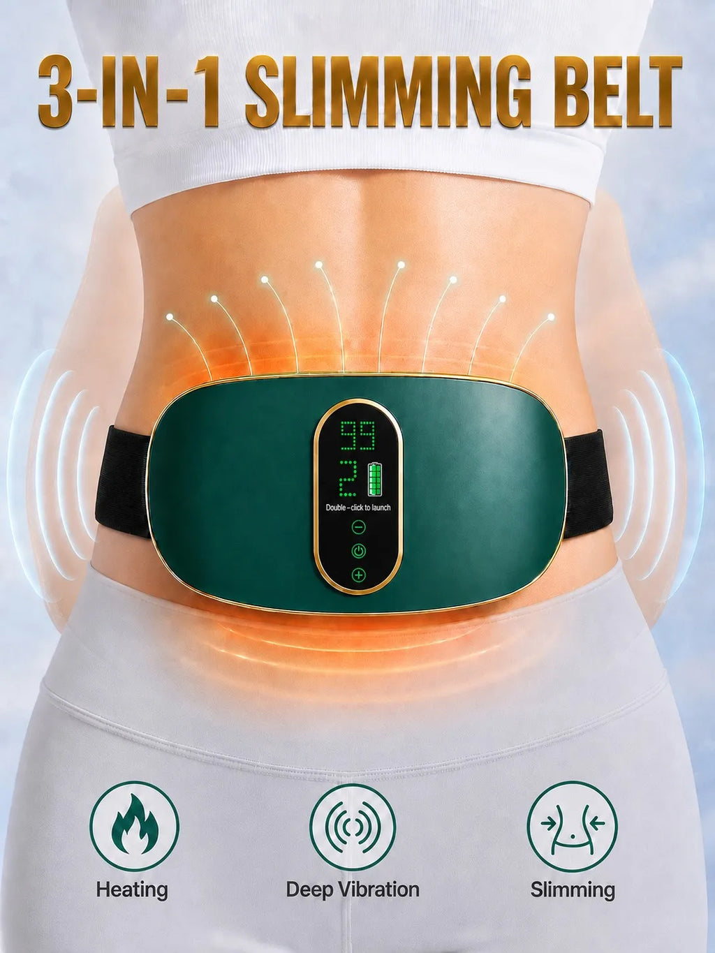 slimming belt massager electric vibrating mens abdominal flat stomach belly fat burning slimming belt for women for the stomach