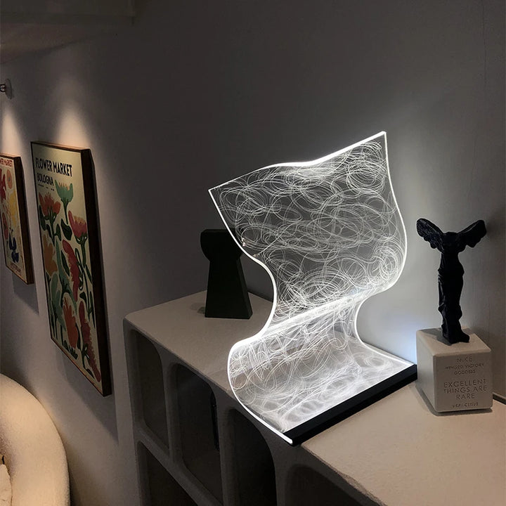 Dimmable Acrylic LED Table Lamp