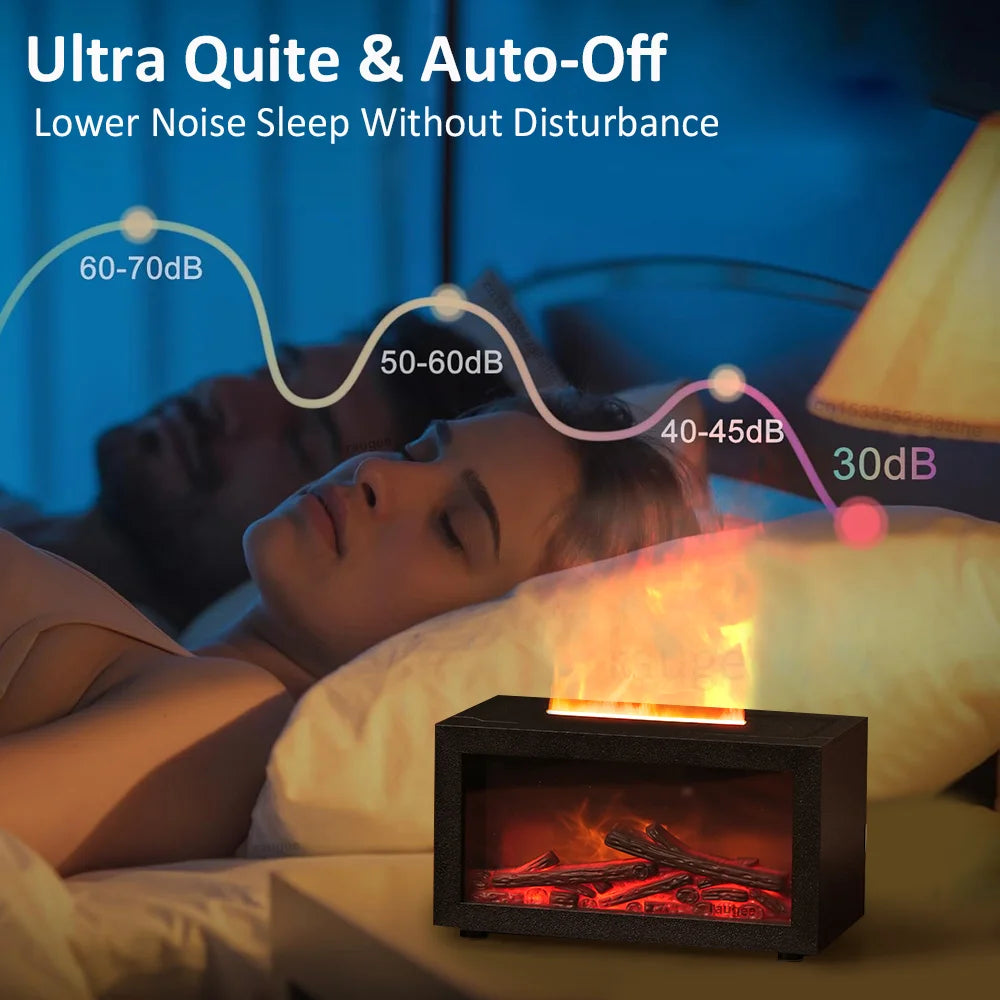 LED Flame Essential Oil Diffuser