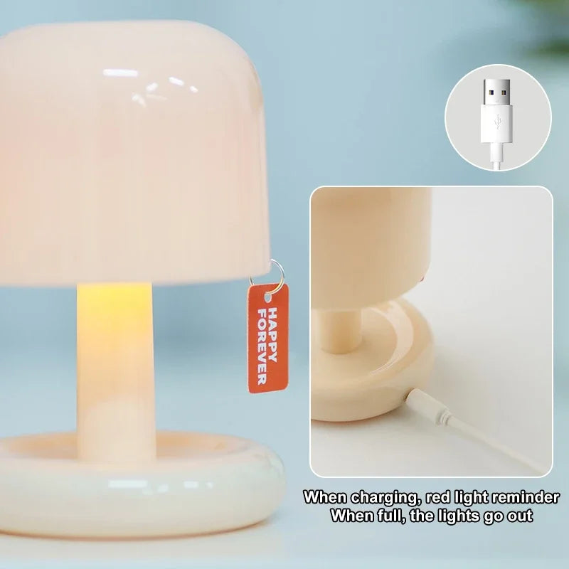 Nordic Mushroom LED Night Light