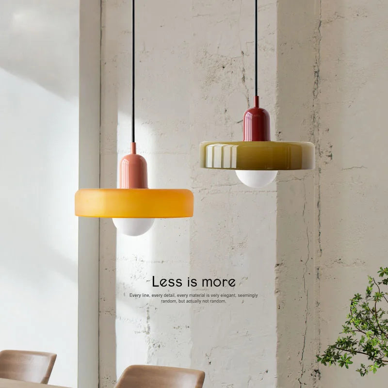 Nordic Retro Glass Chandelier Lighting