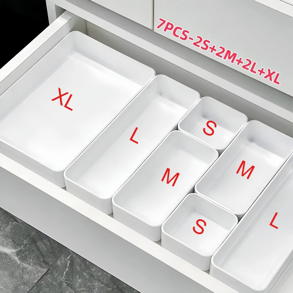 7-Piece Drawer Organizer Storage Set