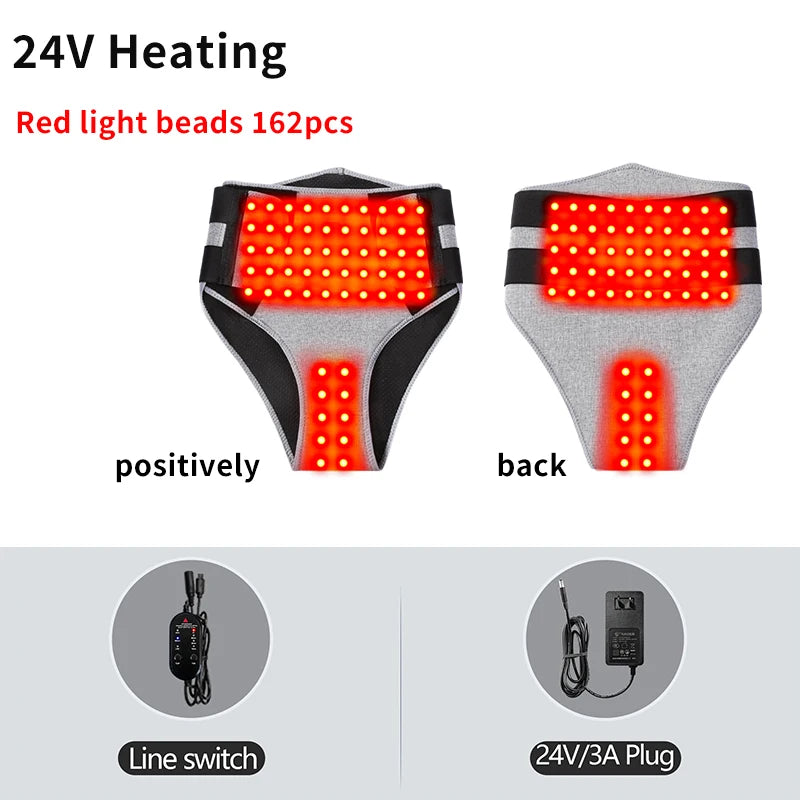 Red Light Heated Abdominal Massage Shorts