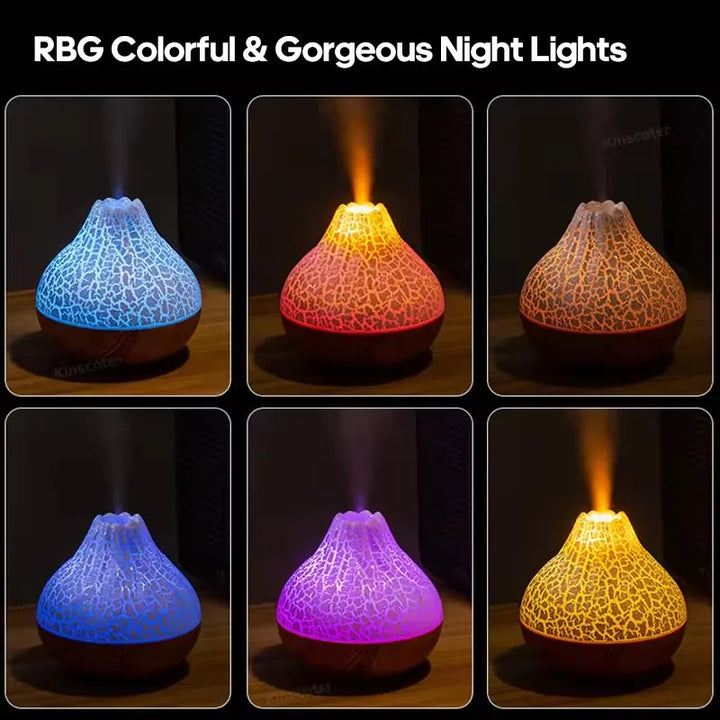 Volcano Flame Desktop Mist Humidifier