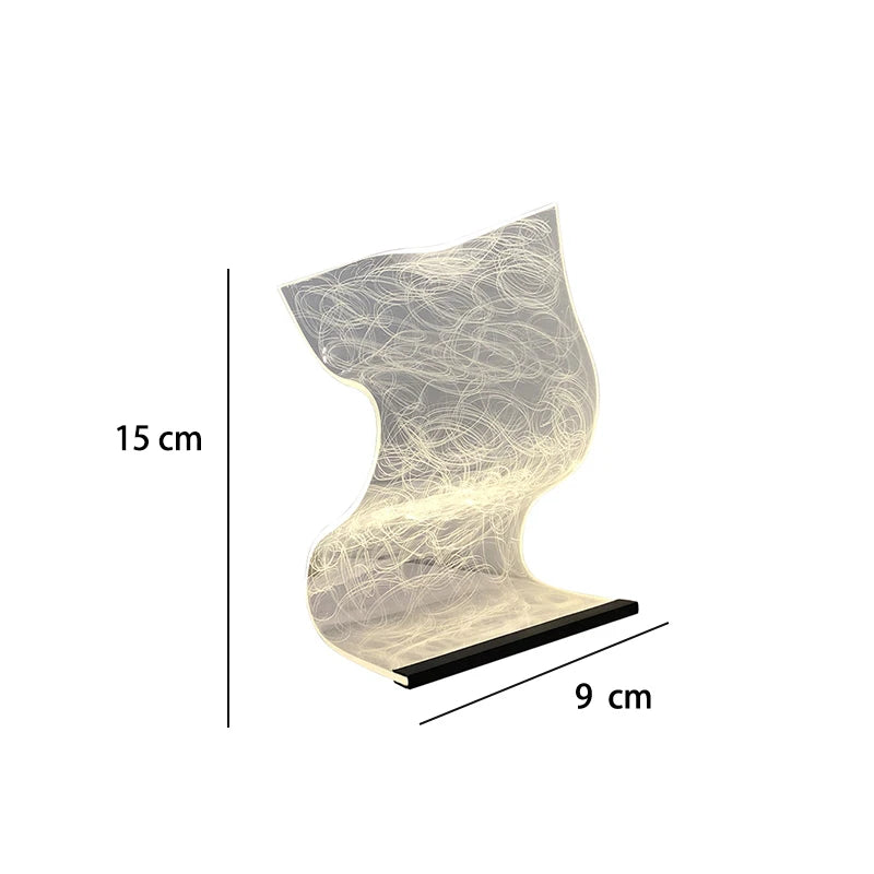 Dimmable Acrylic LED Table Lamp