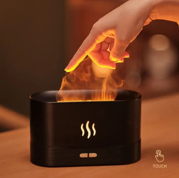Simulated Flame Aroma Humidifier