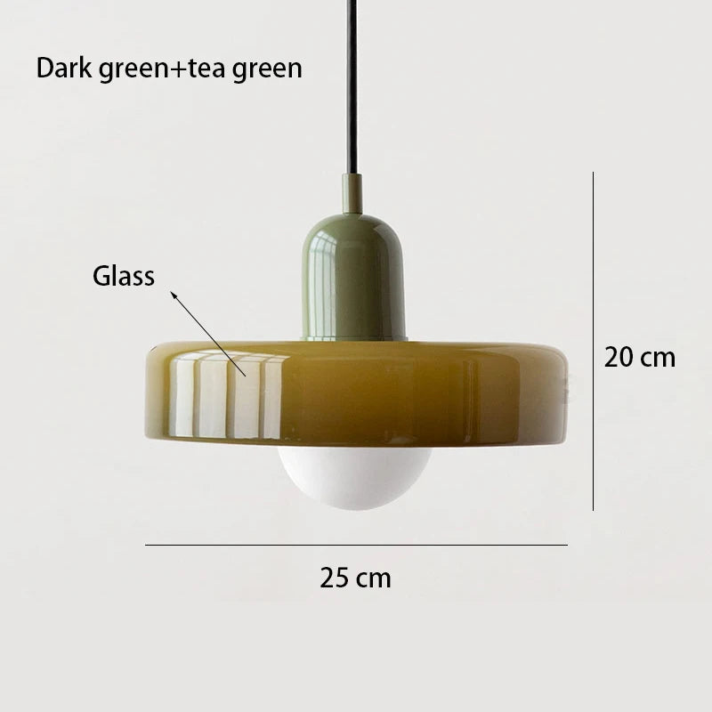 Nordic Retro Glass Chandelier Lighting