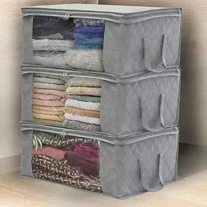 Foldable Fabric Blanket Storage Box