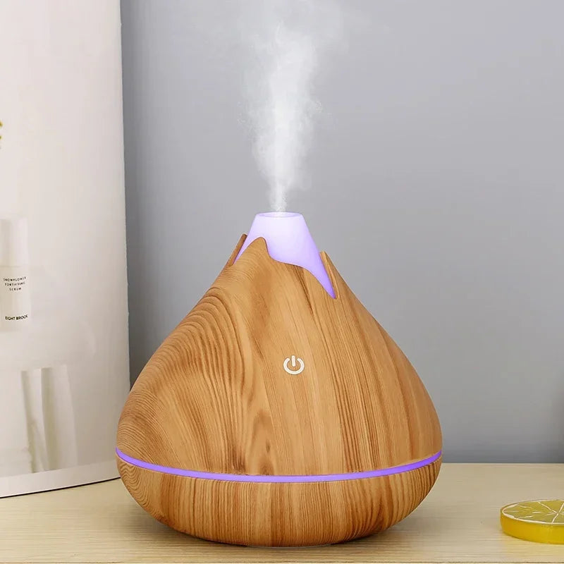 Wood Grain Ultrasonic Aroma Diffuser