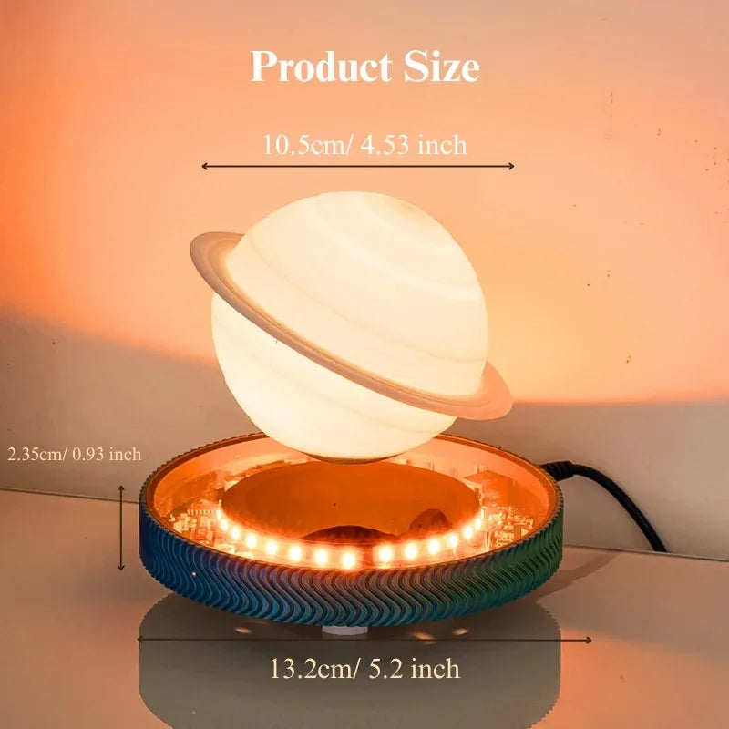 Magnetic Levitating Saturn Moon Lamp