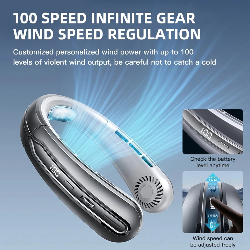 Rechargeable Bladeless Neck Fan