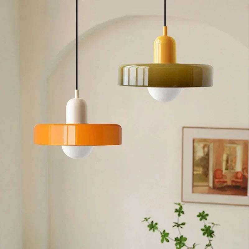 Nordic Retro Glass Chandelier Lighting