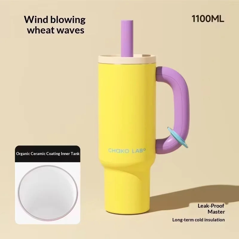 Aesthetic Insulated Coffee Tumbler