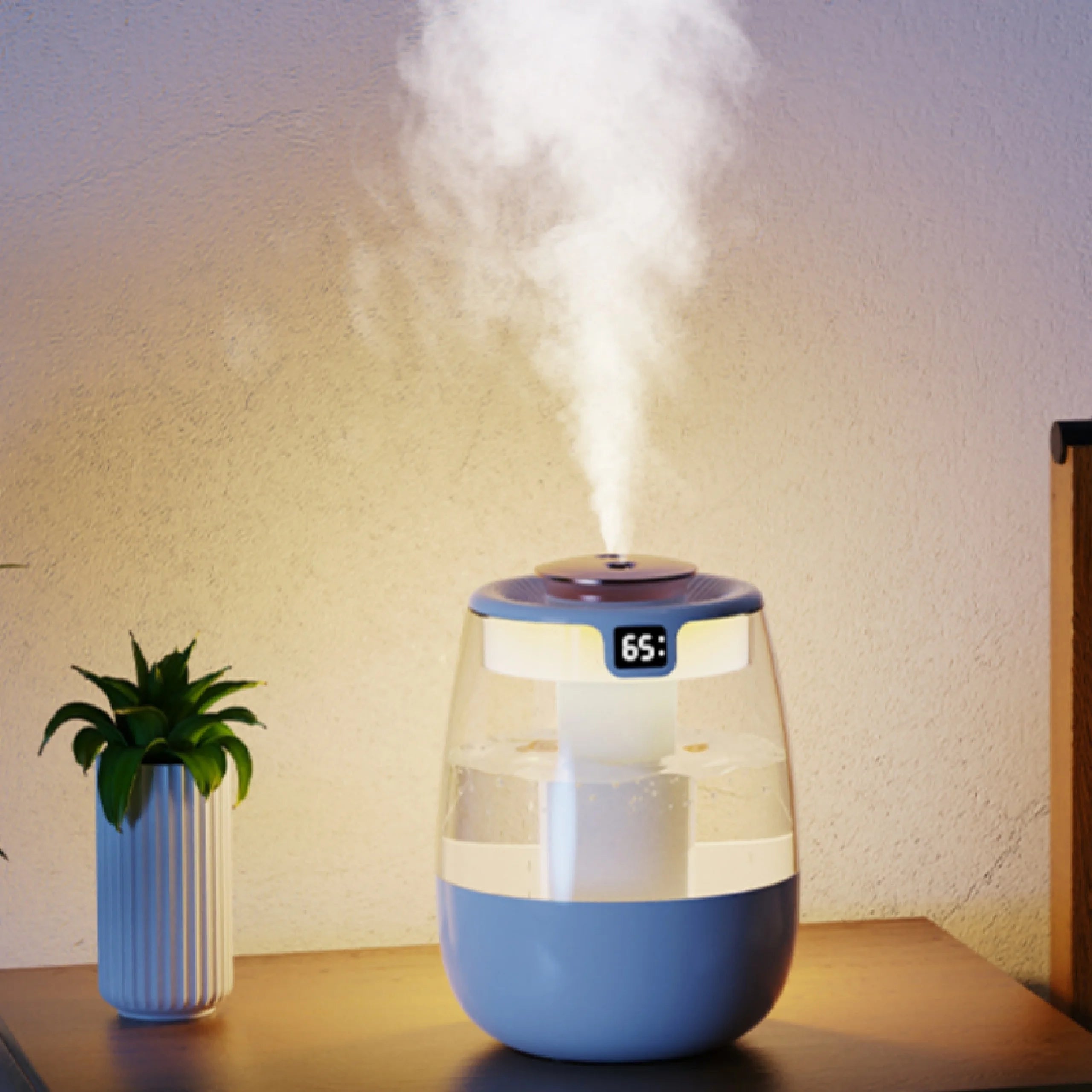 Double spray large capacity multi-color humidifier household bedroom office gift desktop ornament large fog volume number humidi