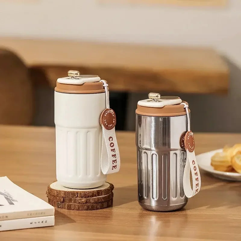 Stainless Steel Temperature Display Travel Mug