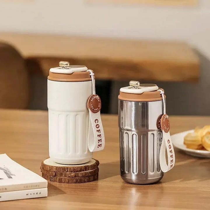 Stainless Steel Temperature Display Travel Mug
