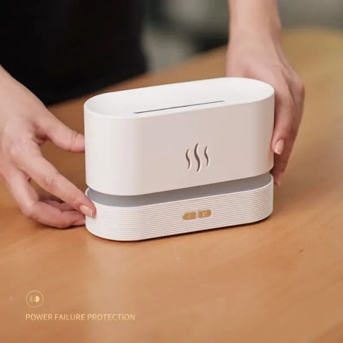 Simulated Flame Aroma Humidifier