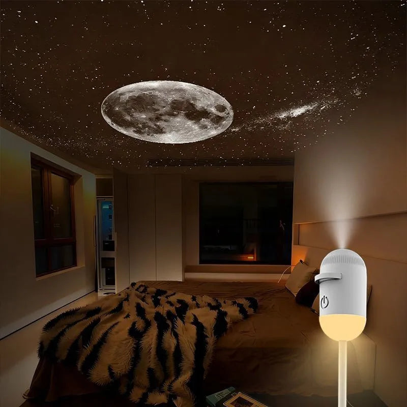 Mini Galaxy Star Projector Nightlight