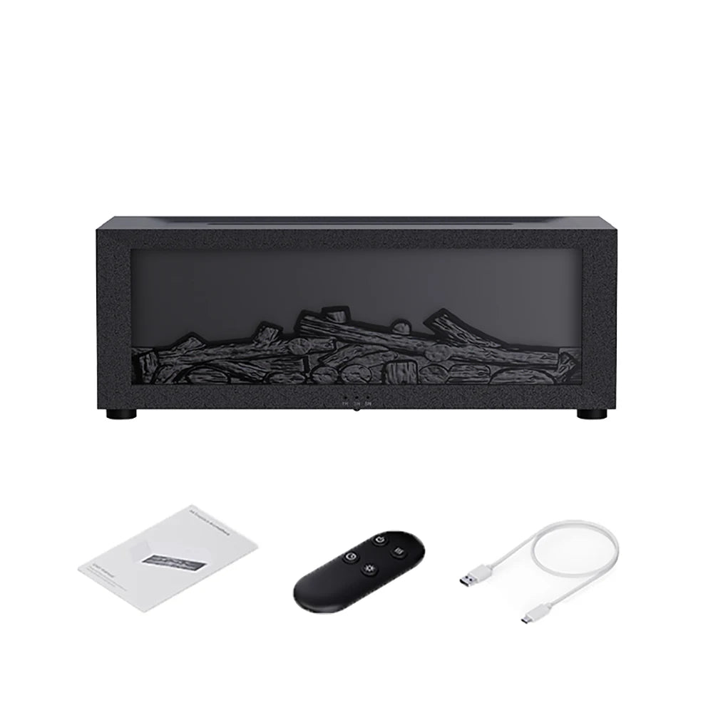 Remote Control Flame Aroma Humidifier
