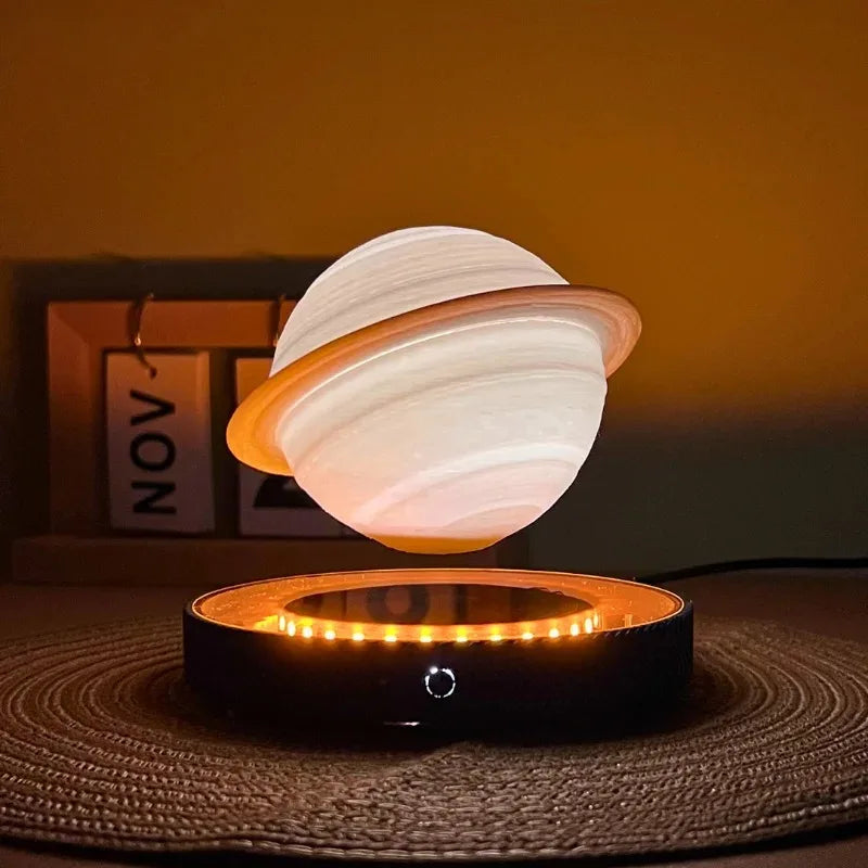 Magnetic Levitating Saturn Moon Lamp