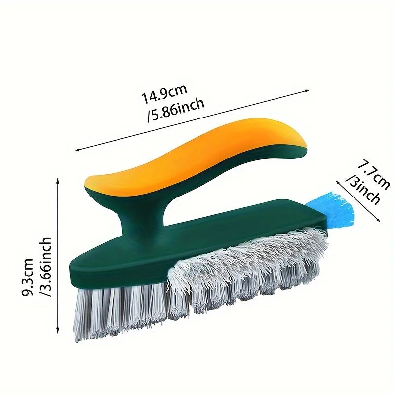 4 in 1 Brush Squeegee for Gap Groove Cleaning Tool Glass Scraper Kitchen Bathroom Floor Tire Cleaner Brushes Home Cleaning Brush