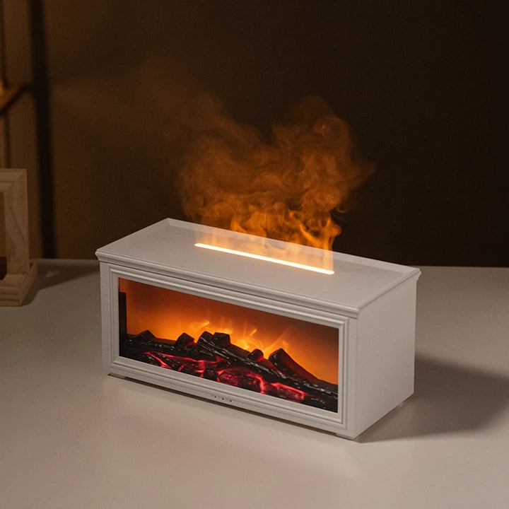 7-Color Fireplace Aroma Diffuser