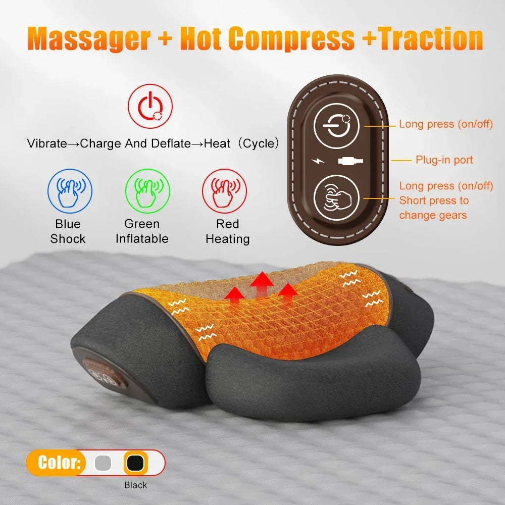 Heated Neck Shoulder Massage Pillow