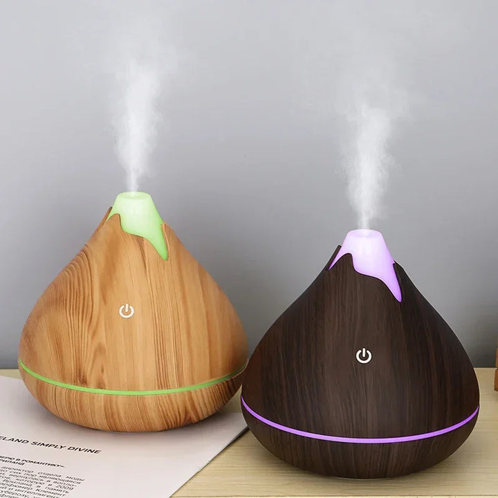 Wood Grain Ultrasonic Aroma Diffuser