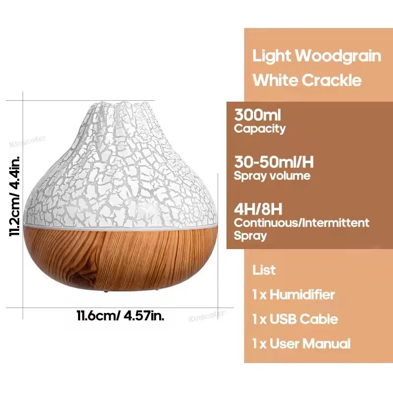 Volcano Flame Desktop Mist Humidifier