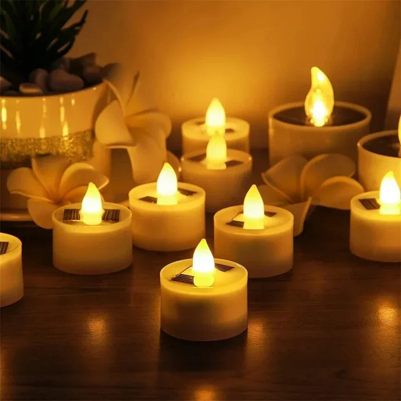 Solar Waterproof Flameless Candle Lights