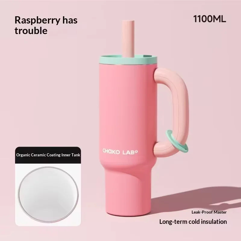 Aesthetic Insulated Coffee Tumbler