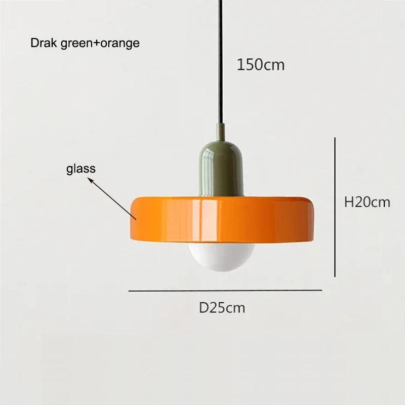 Nordic Retro Glass Chandelier Lighting