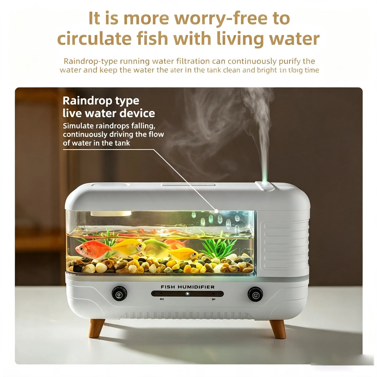 Fish Tank Ultrasonic Aroma Humidifier