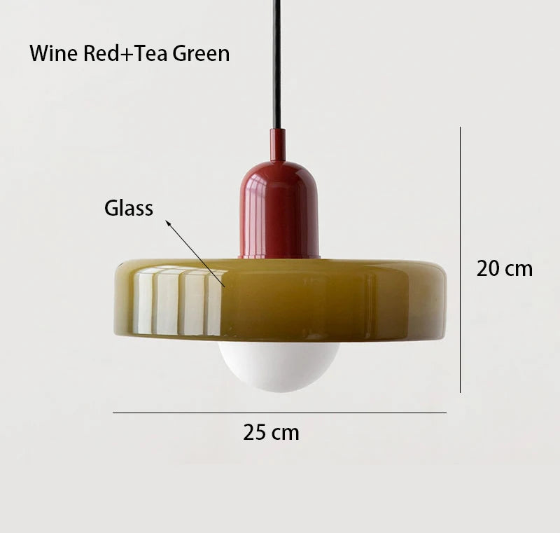 Nordic Retro Glass Chandelier Lighting