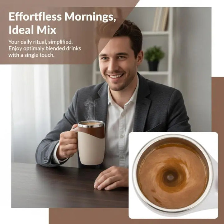 Automatic Magnetic Stirring Mug