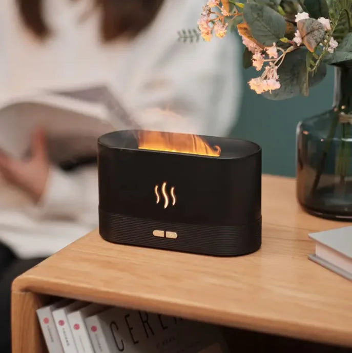 Simulated Flame Aroma Humidifier