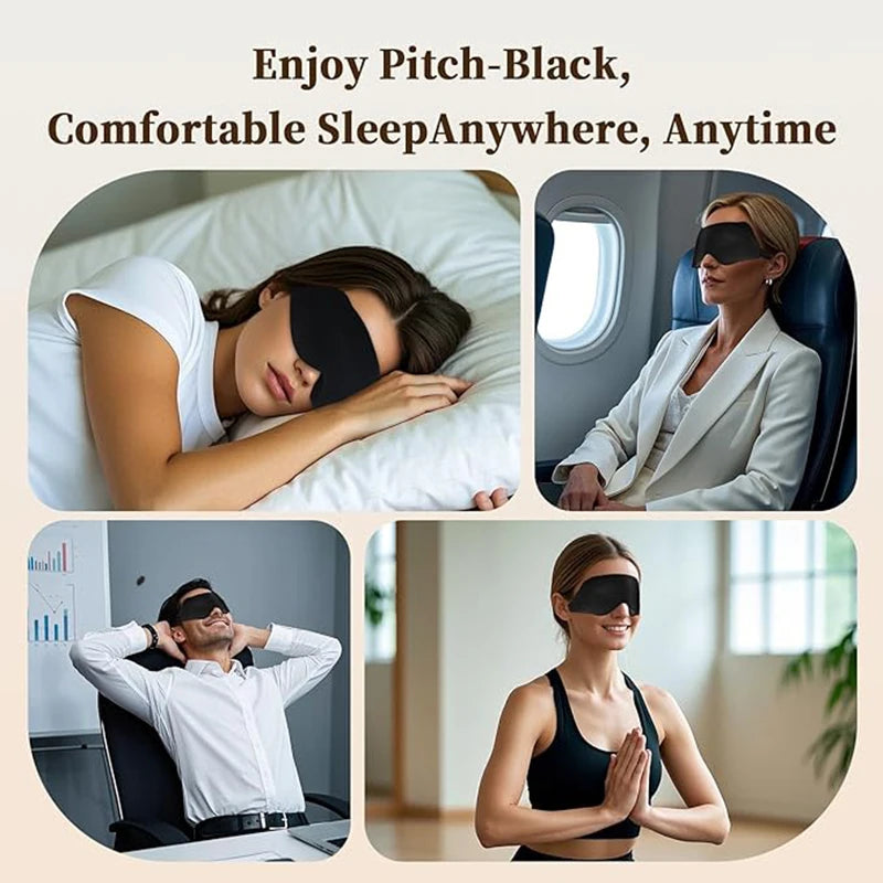 3D Contoured Weighted Sleep Mask