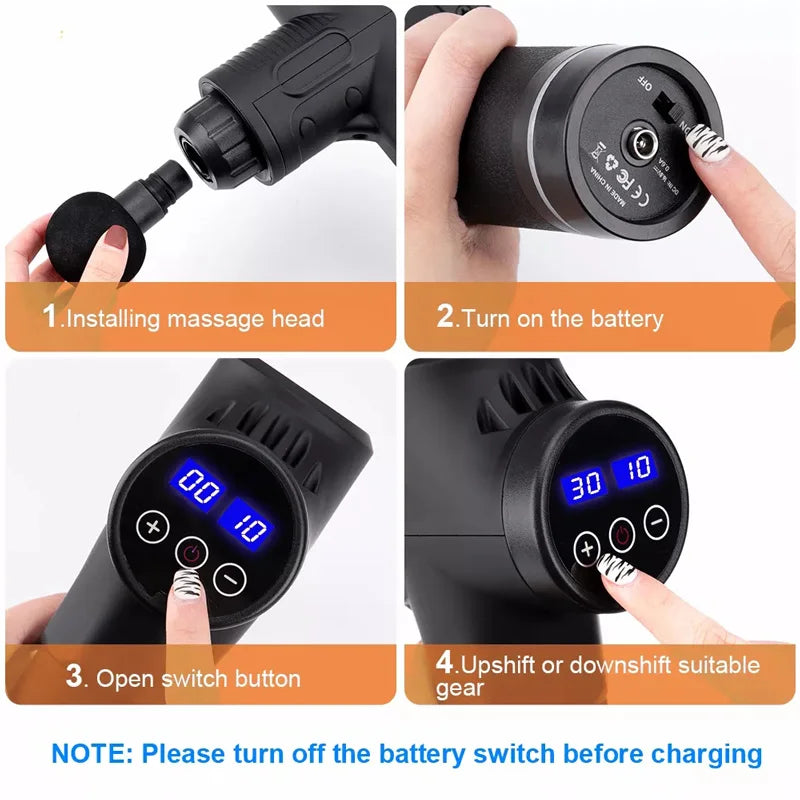 Electric Percussion Muscle Massage Gun