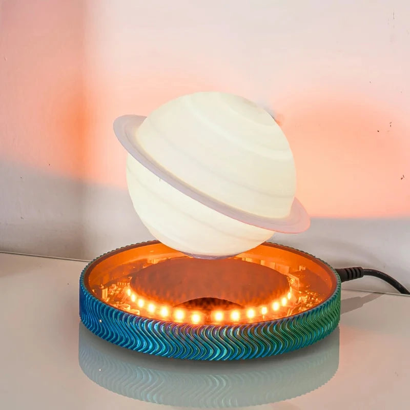 Magnetic Levitating Saturn Moon Lamp