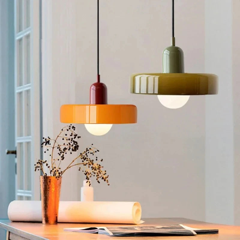 Nordic Retro Glass Chandelier Lighting
