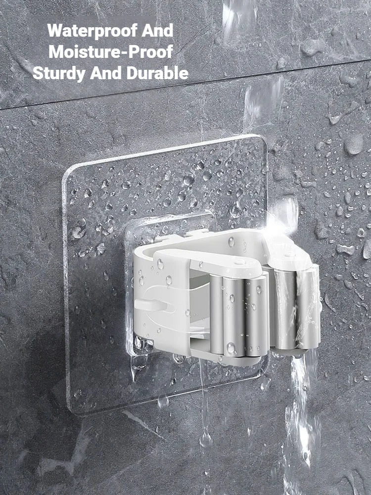 Adhesive Wall Mounted Mop Holder