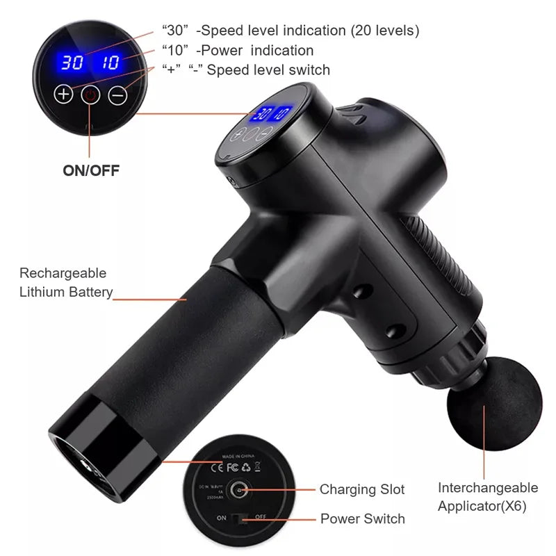 Electric Percussion Muscle Massage Gun